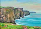 CLIFFS OF MOHER by Anne Kelly at Ross's Online Art Auctions