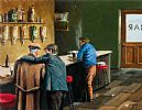 AT THE BAR by Liam Reilly at Ross's Online Art Auctions