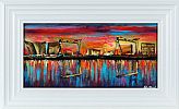 TITANIC DOCKS AT NIGHT by John Stewart at Ross's Online Art Auctions