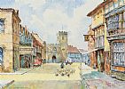 HIGH STREET, STRATFORD ON AVON 1920 by Edward Hood at Ross's Online Art Auctions
