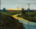 THE MEANDERING LAGAN by Alan Dickson at Ross's Online Art Auctions