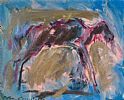 YOUNG WILDEBEEST by Con Campbell at Ross's Online Art Auctions