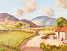 COTTAGES IN THE GLENS by Samuel McLarnon UWS at Ross's Online Art Auctions
