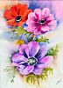 STILLIFE - FLOWERS by Lorraine Kidd at Ross's Online Art Auctions