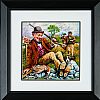THE POACHER - QUICK GETAWAY by Roy Wallace at Ross's Online Art Auctions