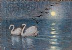 TWO SWANS by Irish School at Ross's Online Art Auctions