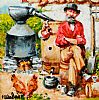 POTEEN MAKER by Roy Wallace at Ross's Online Art Auctions