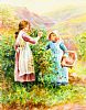 PICKING BERRIES by Stephen Brown at Ross's Online Art Auctions