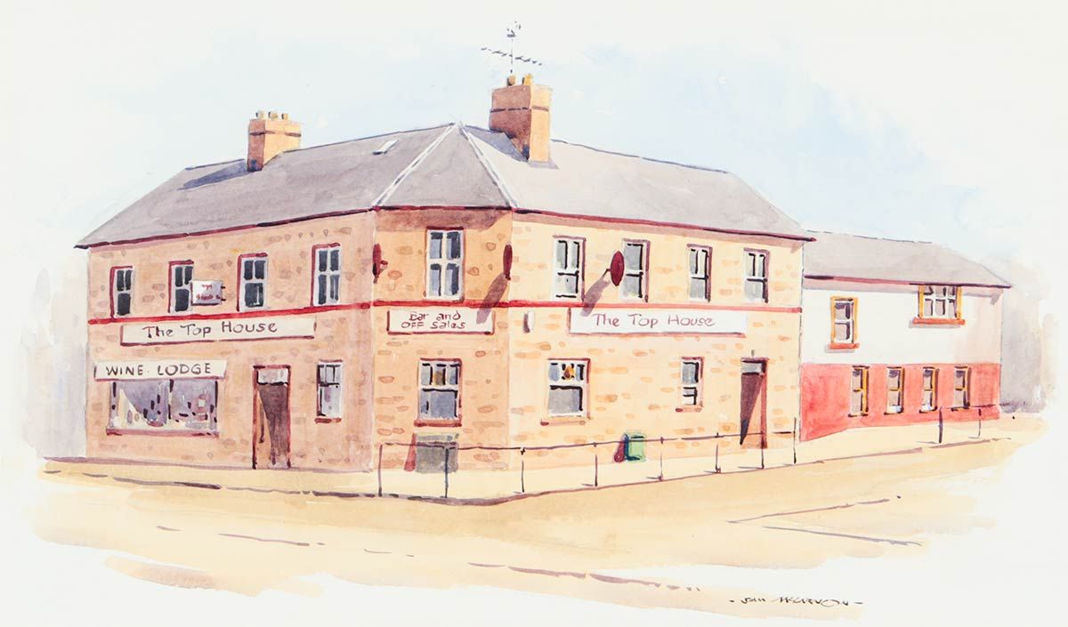 THE TOP HOUSE by Samuel McLarnon UWS at Ross's Online Art Auctions