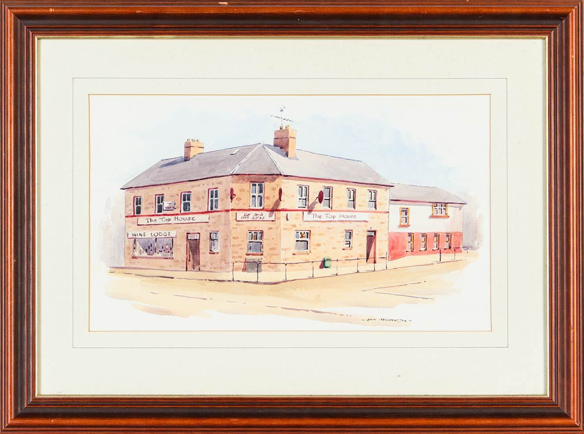 THE TOP HOUSE by Samuel McLarnon UWS at Ross's Online Art Auctions