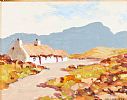 IRISH COTTAGE by Samuel McLarnon UWS at Ross's Online Art Auctions