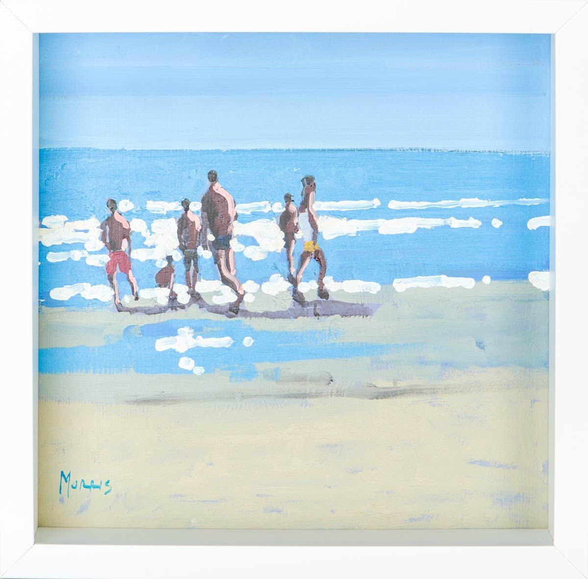 ALONG THE SHORE by John Morris at Ross's Online Art Auctions