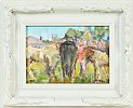 HORSES GRAZING by Vittorio Cirefice at Ross's Online Art Auctions