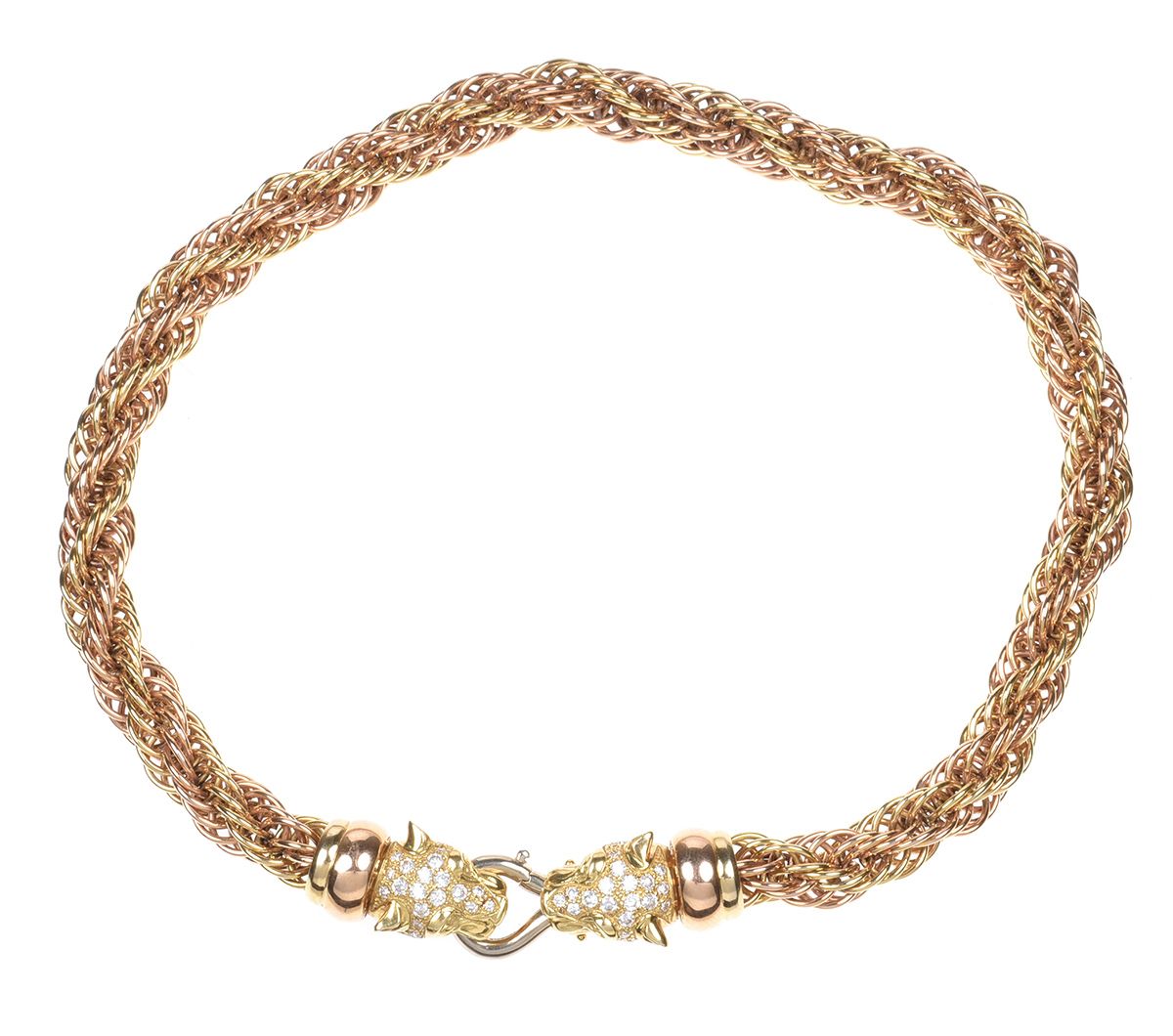 18CT GOLD ROPE-LINK CHAIN at Ross's Online Art Auctions