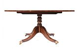 INLAID MAHOGANY OVAL COFFEE TABLE at Ross's Online Art Auctions