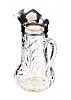 CUT GLASS WATER JUG WITH SILVER MOUNT at Ross's Online Art Auctions