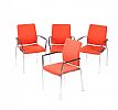 SET OF FOUR RETRO CHAIRS at Ross's Online Art Auctions
