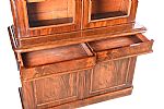 VICTORIAN MAHOGANY TWO DOORS BOOKCASE at Ross's Online Art Auctions