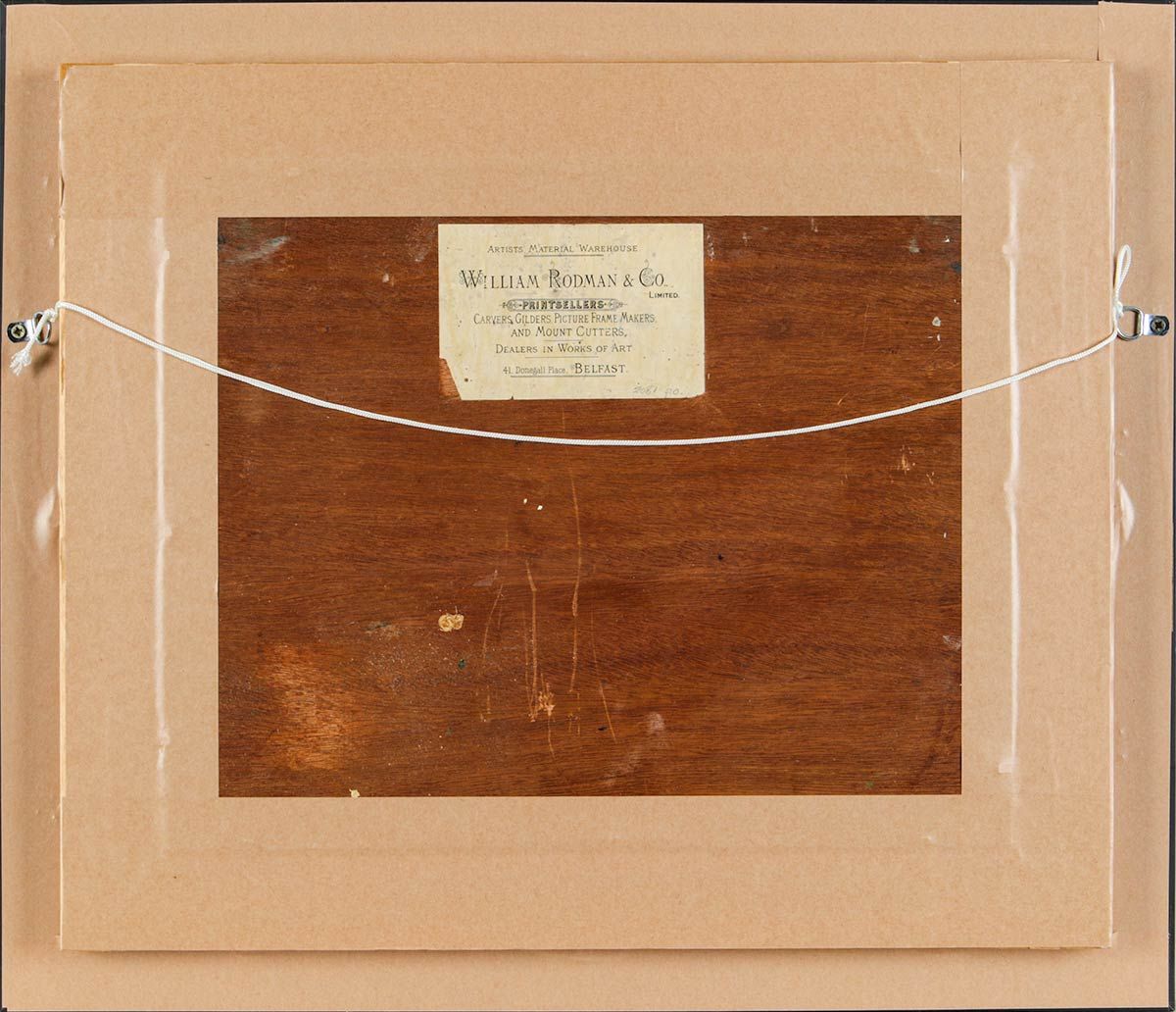TOWNSCAPE, GLENS ON ANTRIM by James Humbert Craig RHA RUA at Ross's Online Art Auctions