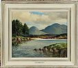LOUGH SHINDILLA, CO GALWAY by Maurice Canning Wilks ARHA RUA at Ross's Online Art Auctions