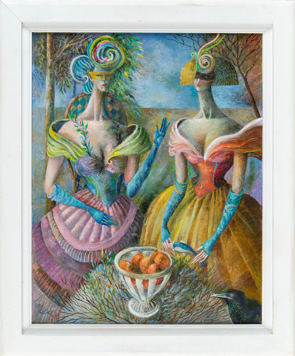 THE ORANGE BOWL by Elizabeth Taggart at Ross's Online Art Auctions