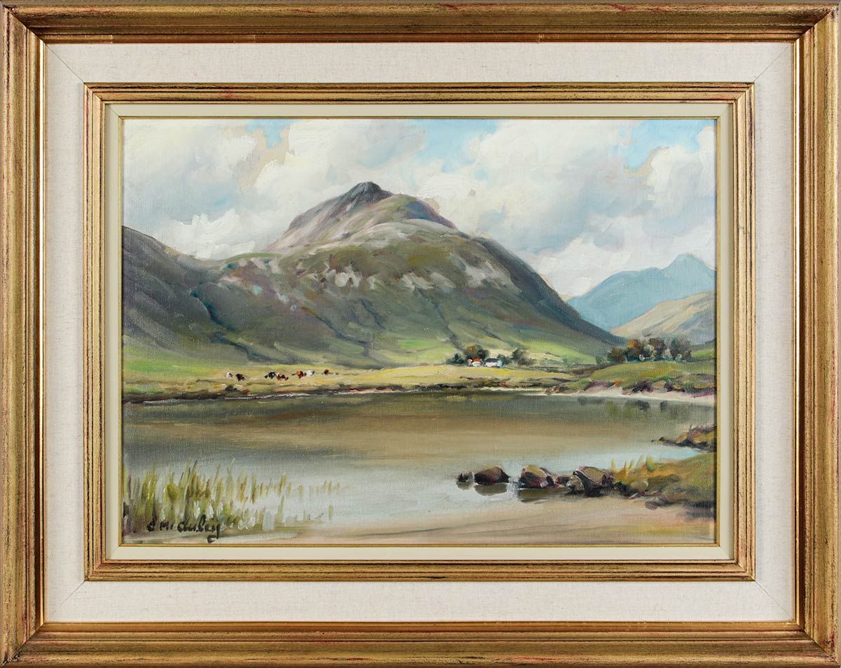 IN THE ROSSES, CO. DONEGAL by Charles McAuley at Ross's Online Art Auctions