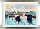 ARDGLASS FISHING BOATS by Dennis Orme Shaw at Ross's Online Art Auctions