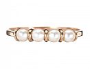 9CT GOLD SEED PEARL RING at Ross's Online Art Auctions