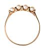 9CT GOLD SEED PEARL RING at Ross's Online Art Auctions
