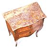 TWO ANTIQUE BOMBAY MARBLE TOP CHESTS at Ross's Online Art Auctions