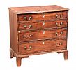 GEORGIAN MAHOGANY BACHELOR'S CHEST at Ross's Online Art Auctions