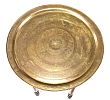 ANTIQUE BRASS CAMPAIGN TABLE. at Ross's Online Art Auctions