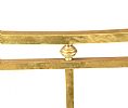 VICTORIAN 4FT 6 INCHES BRASS BED at Ross's Online Art Auctions