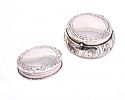 TWO SILVER PILL BOXES at Ross's Online Art Auctions