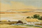 THATCHED COTTAGE , DONEGAL by Maurice Canning Wilks ARHA RUA at Ross's Online Art Auctions