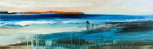 FAMILY DAY OUT, PORTSTEWART by Paula McKinney at Ross's Online Art Auctions