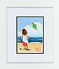 YOUNG GIRL WITH KITE by Michelle Carlin at Ross's Online Art Auctions