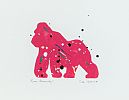 PINK GORILLA by Ronan Kennedy at Ross's Online Art Auctions
