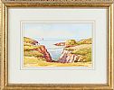 CARRICK A REDE ROPE BRIDGE , ANTRIM COAST by Samuel McLarnon UWS at Ross's Online Art Auctions