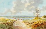 STRANGFORD LOUGH , COUNTY DOWN by Robert B. Higgins at Ross's Online Art Auctions
