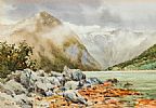MOUNT VINDREGGEN, NORWAY by Fredrick R. Fitzgerald at Ross's Online Art Auctions