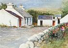 COTTAGES IN THE MOURNES by William McKibbin at Ross's Online Art Auctions