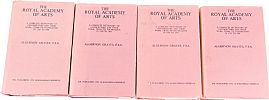 THE ROYAL ACADEMY OF ARTS , A COMPLETE DICTIONARY OF CONTRIBUTORS & THEIR WORK FROM ITS FOUNDATION IN 1769 TO 1904 at Ross's Online Art Auctions