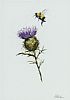 THISTLE & BEE by Lawrence Chambers at Ross's Online Art Auctions