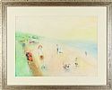CHILDREN ON THE BEACH by Cara Hamilton at Ross's Online Art Auctions