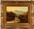IN THE LLEDR VALLEY by Alfred De Breanski Junior at Ross's Online Art Auctions