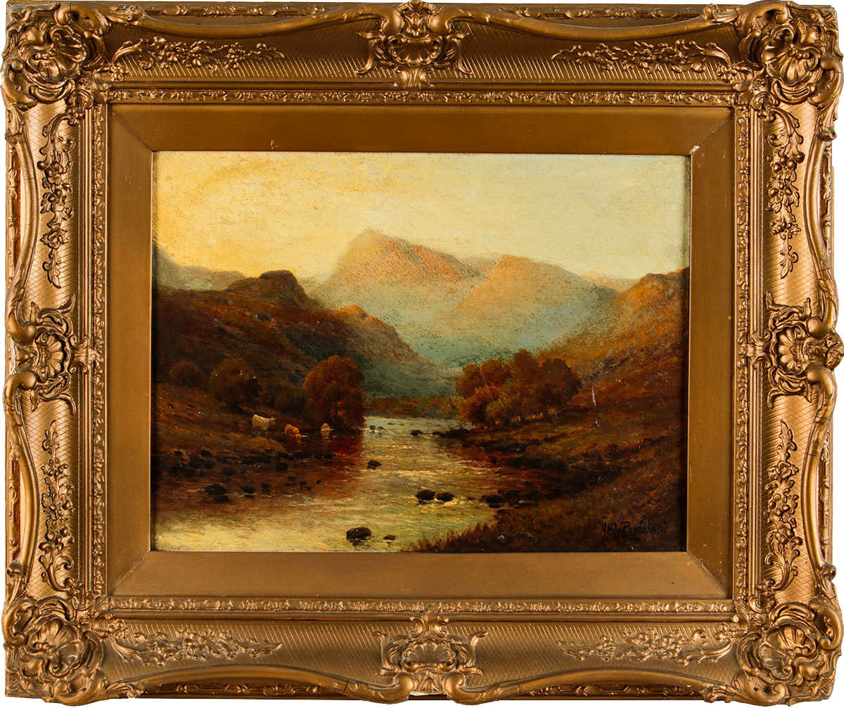 IN THE LLEDR VALLEY by Alfred De Breanski Junior at Ross's Online Art Auctions