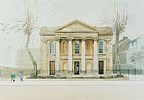 PARISH CHURCH OF SAINT GEORGE, HIGH STREET, BELFAST by David Evans RUA at Ross's Online Art Auctions
