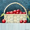 A BASKET OF CHERRIES by David Lawerence at Ross's Online Art Auctions