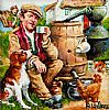 POTEEN MAKER by Roy Wallace at Ross's Online Art Auctions